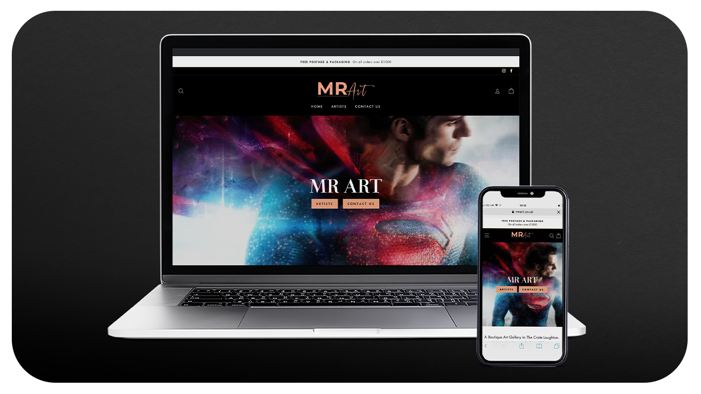 Mr Art Gallery Website