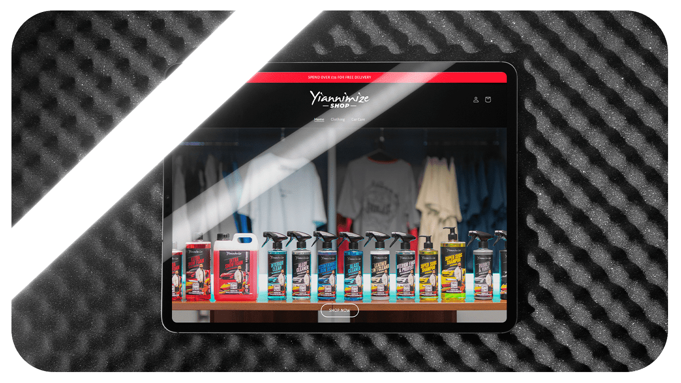 Yiannimize Car Cleaning Website